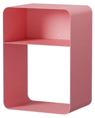 Imagen del producto de Mesita de noche de pie, modelo DAMIO, de metal | Color: Rosa Limonada | Marca: Metallbude, Imagen generada por IA