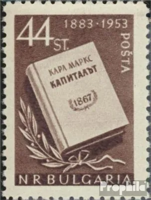 Produktbild von Briefmarken Bulgarien 1953 Mi 854 postfrisch Karl Marx