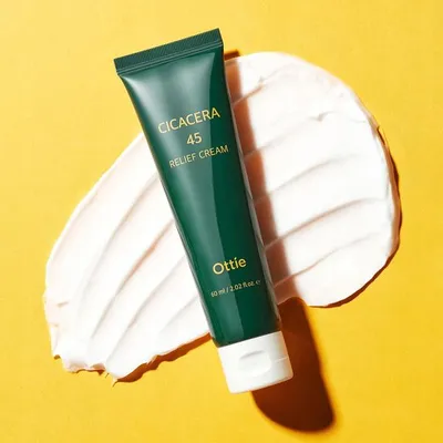Image de OTTIE Cicacera 83 crème apaisante pour le visage à la centella asiatica 60 ml