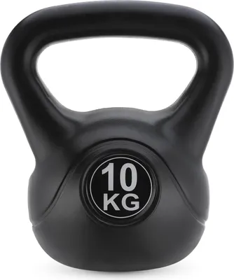Obrázek produktu pro Gymtek Kettlebell Dumbbell - 10kg závaží - kettlebell, houpací činka, závaží s míčem pro domácí posilovnu, fitness, pilates, silový trénink