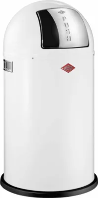 Produktbild von WESCO Pushboy. Odpadkový kôš 50 litrov biely