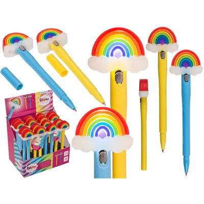 Produktbild von OOTB Kugelschreiber Regenbogen mit LED