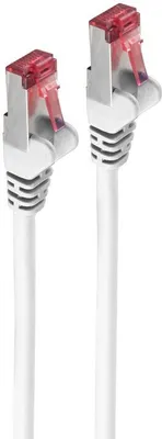 Obrázek produktu pro Patch kabel cat6A S/FTP PIMF bezhalogenový bílý 1m