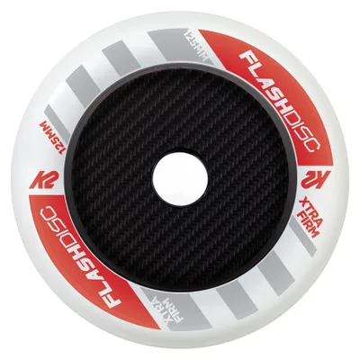 Produktbild von K2 Skates FLASH DISC 125 MM 1 EACH Rollen Unisex weiß Größe: 1SIZ