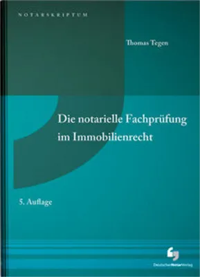 Obrázok produktu pre Die notarielle Fachprüfung im Immobilienrecht