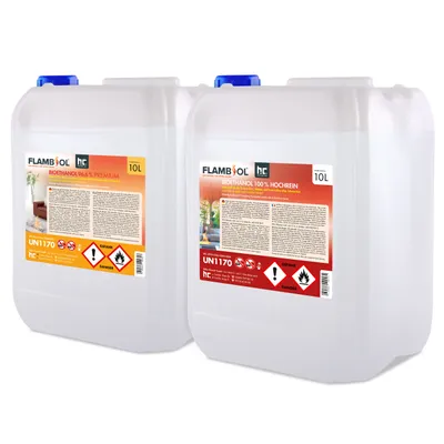 Produktbild von 2 x 10 L Probierset FLAMBIOL® Bioethanol