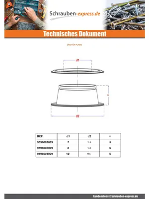 Produktbild von Setzwerkzeug mit Öse Für PLANE Durchmesser 8