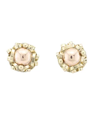 Produktbild von MIAMAR 1129604 Damen Ohrstecker 14 Karat (585) Bicolor Bicolor Gold