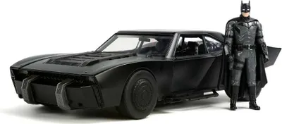Produktbild von Jada Toys Batman 2022 Hollywood Rides Diecast Modell 1/18 2022 Batmobil mit Figur
