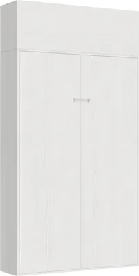 Produktbild von ITAMOBY - Schrankbett Kentaro 120 vertikal mit Vasistas-Wandschrank Esche weiß