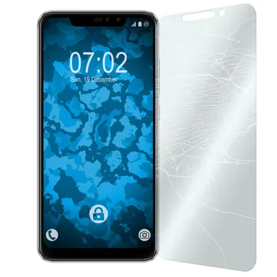 Produktbild von 3er-Pack PhoneNatic Glas-Folie klar  kompatibel mit Xiaomi Redmi Note 6 Pro - Panzerglas für Redmi Note 6 Pro