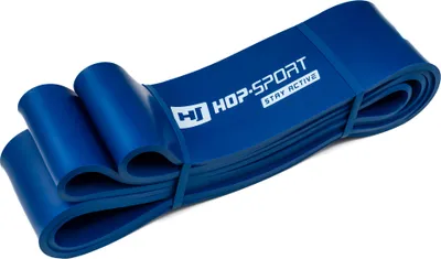 Obrázok produktu pre Latexový fitness pás Hop-Sport 28-80 kg HS-L064RR na posilňovanie a budovanie svalov - modrý