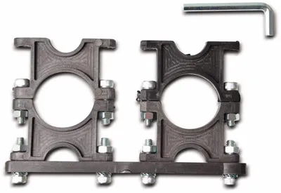 Produktbild von Multifeedhalter, 2-fach, Kunststoff, 23/40 mm