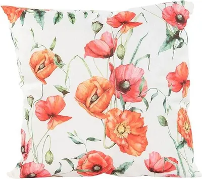 Produktbild von Anna's Collection Outdoor Dekokissen - Schmetterlinge - weis - 60 x 60 cm
