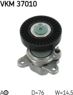 Produktbild von SKF VKM 37010 Spannrolle Keilrippenriemen für LAND ROVER Freelander SUV (L314) für ROVER 75 (RJ)