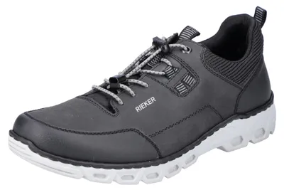 Productafbeelding van Rieker heren sneaker, model 14510-00, kleur zwart, maat 40