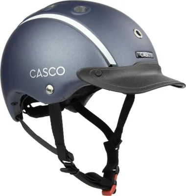 Image de CASCO Choice Essential Prime Blue casque d'équitation pour enfants, Couleur:bleu mat, Taille:52-56 cm