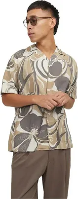 Produktbild von Jack & Jones Palma Resort Kurzarmhemd Braun M Herren Braun M