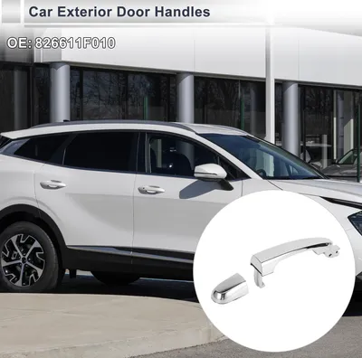 Image de Poignées De Porte Extérieure Avant Droite Pour Kia Sportage 2005-2010 Poignée De Porte Durable De Remplacement No.826611F010 Abs 1 Pièce
