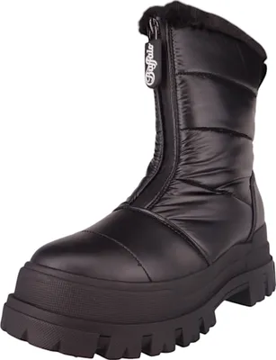 Produktbild von Buffalo Aspha Quilt Zip - Schwarz Kunstleder : Normal : 38 Größe: 38 Weite: Normal