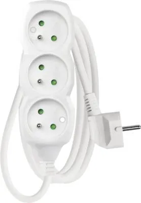 Obrázek produktu pro Prodlužovací kabel Emos se 3 zásuvkami 1,5m bílá