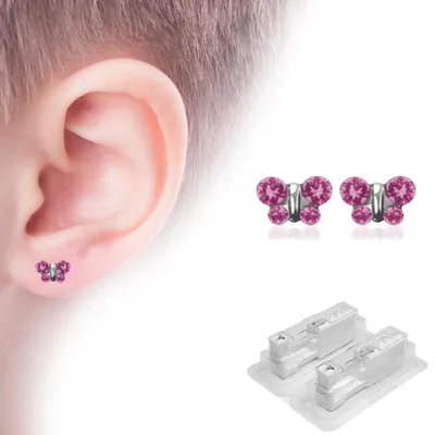 Produktbild von Medizinische Ohrstecker: Erstohrstecker „Schmetterling“