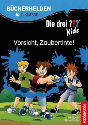Zdjęcie produktu dla Die drei ??? Kids, Bücherhelden, Vorsicht, Zaubertinte! (drei Fragezeichen)