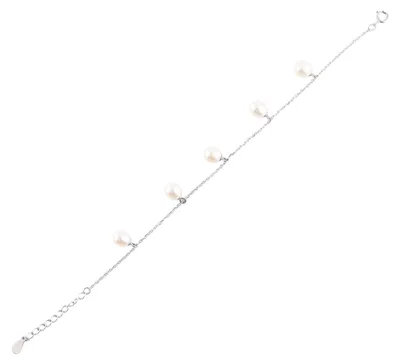 Produktbild von MIAMAR 1159398 Damen Armband Sterling-Silber 925 Silber weiß 19 cm
