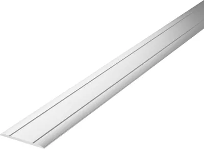 Obrázek produktu pro Přechodový profil VILO – samolepicí – pro laminát a vinyl – bez vrtání – 28 mm x 93 cm – G109/S – stříbrný