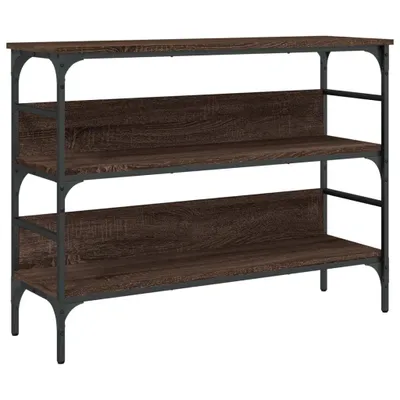 Zdjęcie produktu dla vidaXL Stolik konsola brązowy dąb 100x32x75 cm materiał drewnopochodny