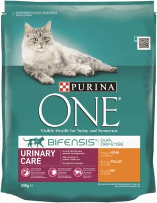 Produktbild von Katzenfutter one urinary care reich an Huhn & Weizen kibble 800 gr Purina