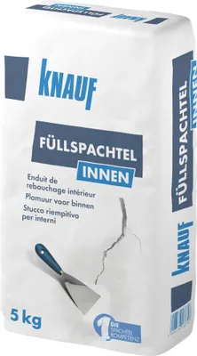 Produktbild von Knauf Füllspachtel für den Innenbereich, 5 kg, schnell trocknend und schrumpfarm