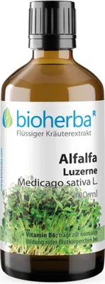 Produktbild von Bioherba Alfalfa Luzerne Medicago sativa L. Tropfen Tinktur 100 ml