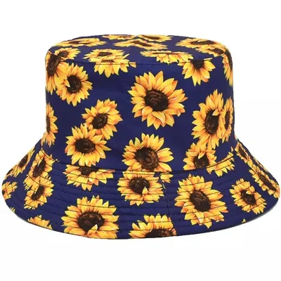 Produktbild von Stylischer Sunflower Hut in Blau – Trendige Hüte KP22886