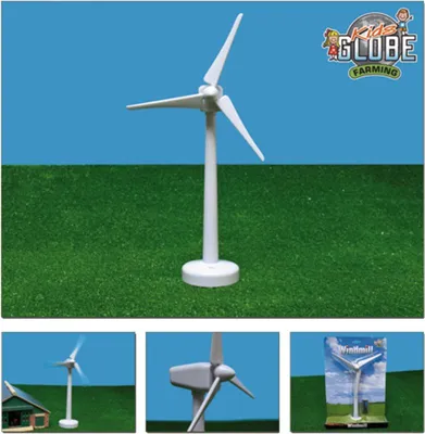 Produktbild von Van Manen Windmühle weiß 29 cm inkl. Batterien im Maßstab 1:87