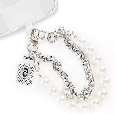 Immagine prodotto di Braccialetto con doppia catenella, bianco, da donna