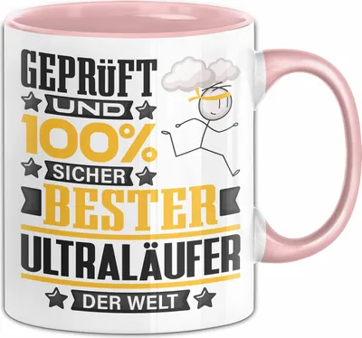 Produktbild von Ultraläufer Geschenk Lustiger Spruch für Ultraläufer Geschenkidee Bester Ultraläufer Der Welt (Rosa)