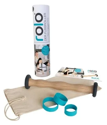 Obrázek produktu pro Gymnastický váleček na nohy s kroužkovým popruhem, váleček na nohy Kosmetex, trénink mobility pro hallux valgus (bolest nohou)