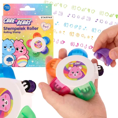 Produktbild von Care Bears dekorativer Roll-Stempel, selbstfärbend, kreativer Stempel – 5 Motive
