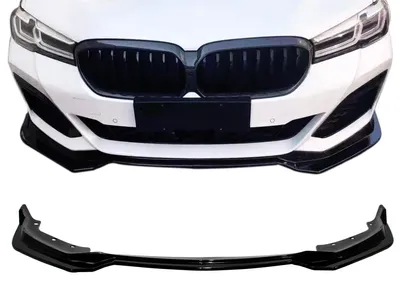 Für BMW 5er G30 G31 mit M-Paket Spoiler Lippe Frontspoiler mit ABE SCHWARZ GLANZ in der Farbe SCHWARZ von Jom Car-Parts GmbH