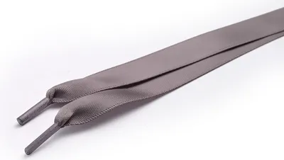 Produktbild von RINGELSPITZ - Schnürsenkel Satin flach - Dunkelgrau - 90 cm