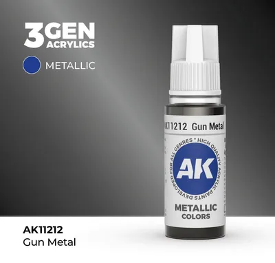 Produktbild von AK Interactive 3GEN Gun Metal 17ml