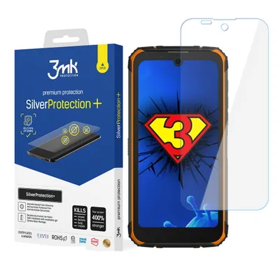 Produktbild von 3mk Display Antimikrobielle Schutzfolie SilverProtection+ für Doogee S59 Pro 0,21mm Self-Heal