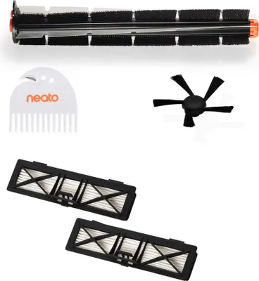 Produktbild von Neato Replacement Kit (1Spiral Combo Brush, 1 Side Brush, 1 Combing Tool, 2 Ultra Performance Filters), Farbe:Schwarz