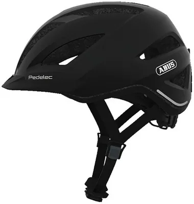 Immagine prodotto di ABUS City Helmet Pedelec 1.1 - Casco da bici con luce posteriore per il traffico urbano - per uomo e donna - nero, ?, taglia M (52-57 cm)