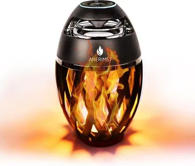Image de Enceinte Bluetooth sans fil avec effet de flammes et conception étanche