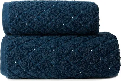 Immagine prodotto di Asciugamano in spugna di cotone con motivo OLIWIER 50x90 cm blu 520 gr Mybesthome