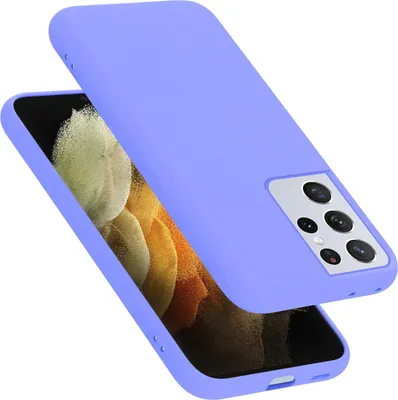 Produktbild von Cadorabo Schutzhülle für Samsung Galaxy S21 ULTRA Hülle in Lila Handyhülle Case Cover TPU Etui