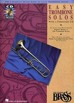 Obrázok produktu pre Canadian Brass Book of Easy Trombone Solos Book/Online Audio
