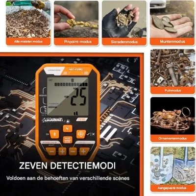 Image de Détecteur de métaux professionnel étanche - utilisable sous l'eau - Batterie incluse
